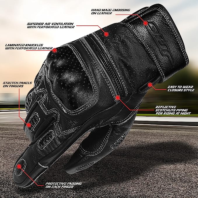 The Guide to Motorbike Leather Gloves for Safety and Style