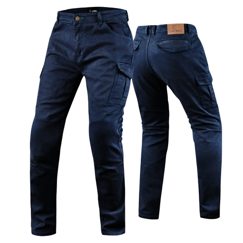 JAG Armored Motorcycle Cargo Pants Regular Fit – CE-Approved Protective Riding Jeans