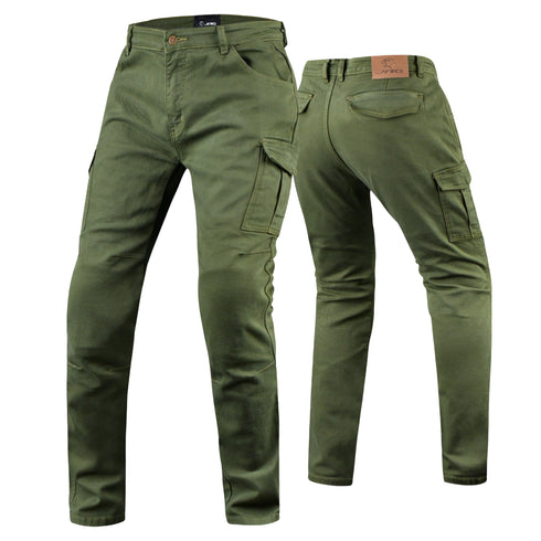 JAG Armored Motorcycle Cargo Pants Regular Fit – CE-Approved Protective Riding Jeans