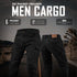JAG Armored Motorcycle Cargo Pants Regular Fit – CE-Approved Protective Riding Jeans