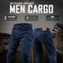 JAG Armored Motorcycle Cargo Pants Regular Fit – CE-Approved Protective Riding Jeans