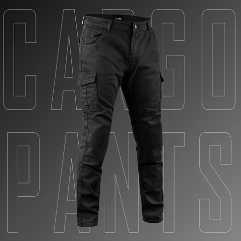 JAG Armored Motorcycle Cargo Pants Regular Fit – CE-Approved Protective Riding Jeans