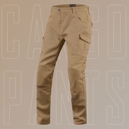 JAG Armored Motorcycle Cargo Pants Regular Fit – CE-Approved Protective Riding Jeans