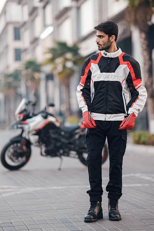 JAG Armored Motorcycle Cargo Pants Regular Fit – CE-Approved Protective Riding Jeans