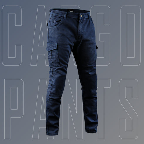 JAG Armored Motorcycle Cargo Pants Regular Fit – CE-Approved Protective Riding Jeans