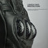 Gladiator Motorcycle Gloves | Genuine Leather | Reinforced Knuckle Protection
