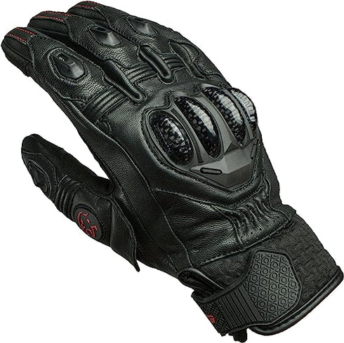 Gladiator Motorcycle Gloves | Genuine Leather | Reinforced Knuckle Protection