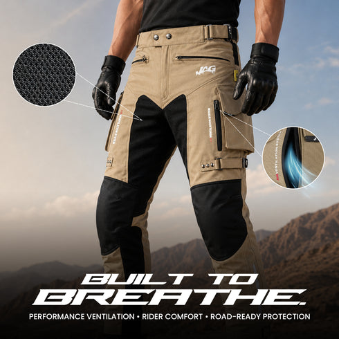JAG Maverick Motorcycle Protective Pant - Black