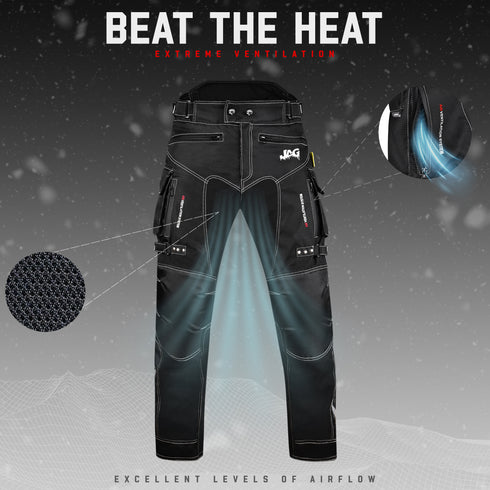 JAG Maverick Motorcycle Protective Pant - Black