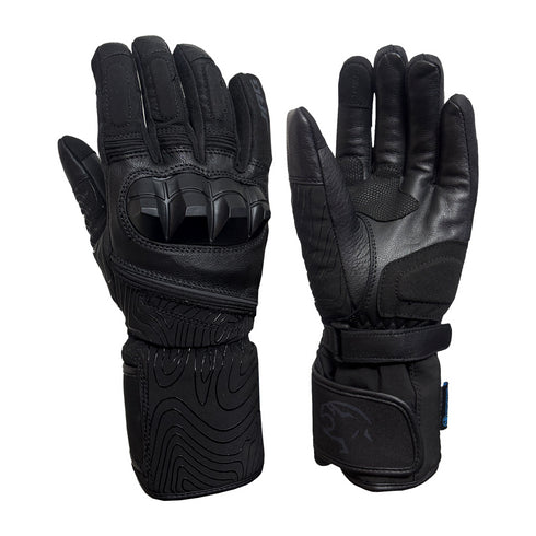 JAG Vortex Winter Motorcycle Gloves with Knuckle Protection