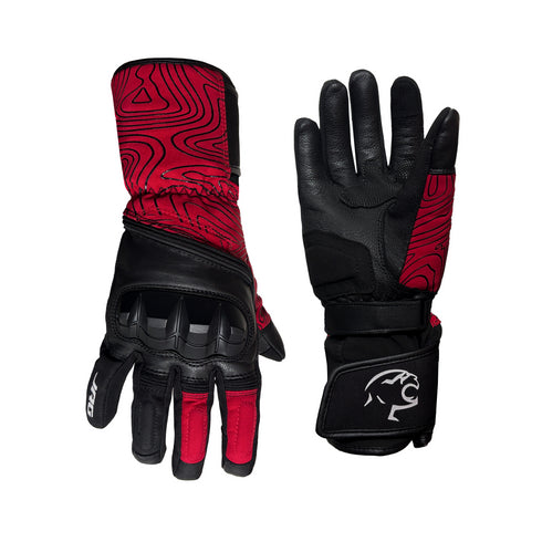 JAG Vortex Winter Motorcycle Gloves with Knuckle Protection