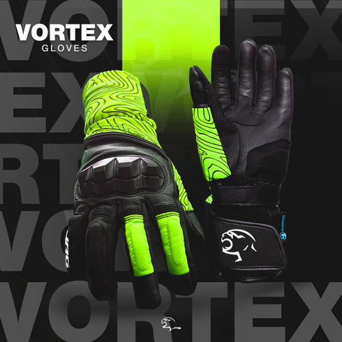 JAG Vortex Winter Motorcycle Gloves with Knuckle Protection