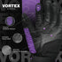 JAG Vortex Winter Motorcycle Gloves with Knuckle Protection