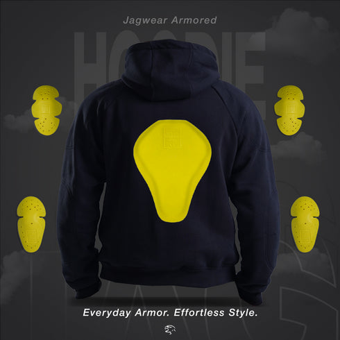 Armored Motorcycle Hoodie – Riding Protection with Aramid Lining