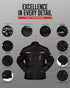 JAG Predator Touring Motorcycle Jacket | CE Approved Armored | All Season