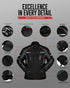 JAG Predator Touring Motorcycle Jacket | CE Approved Armored | All Season