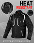 Storm Motorcycle Protective Jacket | Black | All Seasons Jacket