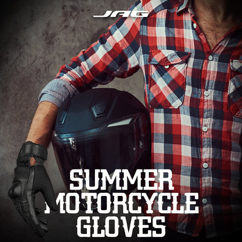 Ultra Volid Leather Motorcycle Gloves