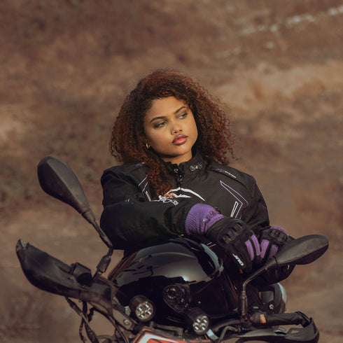 JAG Nyra Women's Motorcycle Jacket | CE Armored All-Season Cordura Dual Sport Gear