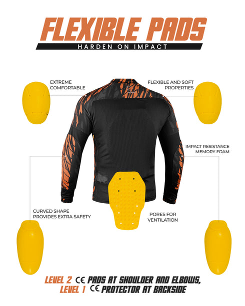 JAG Mesh Motorcycle Shirt | CE Certified Protection