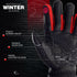 JAG Velocity Winter Riding Gloves - Waterproof, Touchscreen, Knuckle Armor