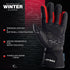 JAG Velocity Winter Riding Gloves - Waterproof, Touchscreen, Knuckle Armor