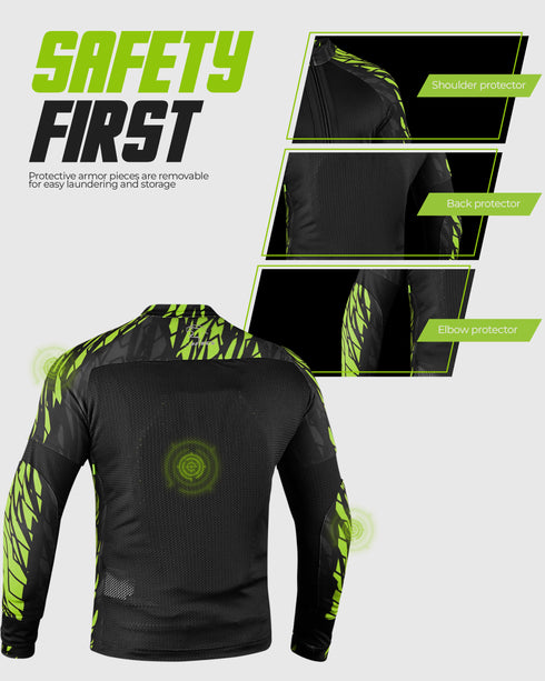 JAG Mesh Motorcycle Shirt | CE Certified Protection
