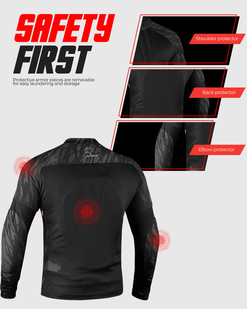 JAG Mesh Motorcycle Shirt | CE Certified Protection