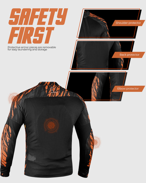 JAG Mesh Motorcycle Shirt | CE Certified Protection