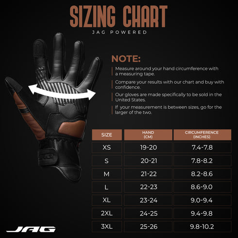 Helios Leather Motorcycle Gloves with Knuckle Protection