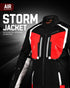 Storm Motorcycle Protective Jacket | Black | All Seasons Jacket