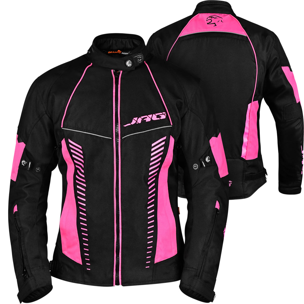Diana Women's Motorcycle Jacket - Pink | Jagwear