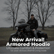 Armored Motorcycle Hoodie –  Riding Protection with Aramid Lining