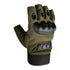 JAG Half Finger Tactical Gloves - (Olive)