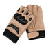 JAG Half Finger Tactical Gloves - (Beige)