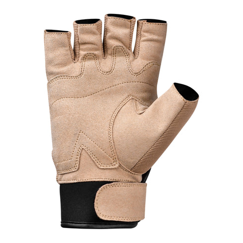 JAG Half Finger Tactical Gloves - (Beige)