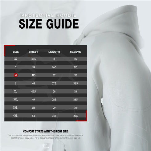 Armored Motorcycle Hoodie – Riding Protection with Aramid Lining