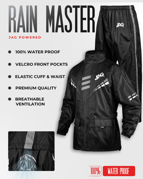 JAG Rainmaster Rain Suit for Men & Women | Water Proof Rain gear