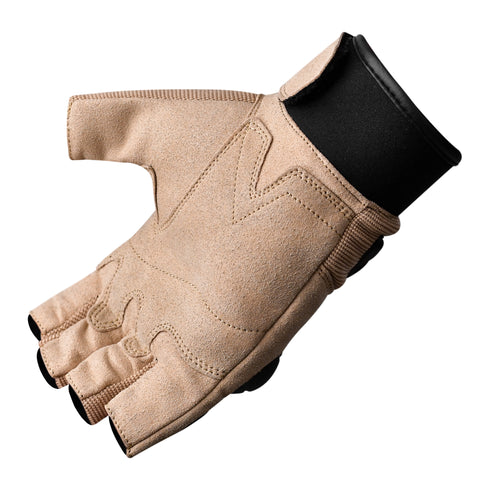 JAG Half Finger Tactical Gloves - (Beige)