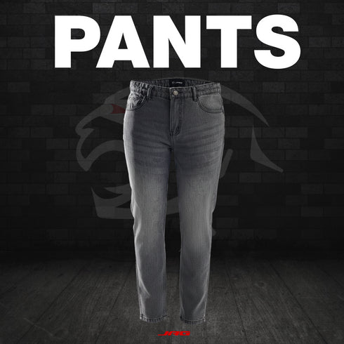 Armored Motorcycle Denim Jeans | Grey | ARAMID-LINED MOTORCYCLE PROTECTIVE JEANS