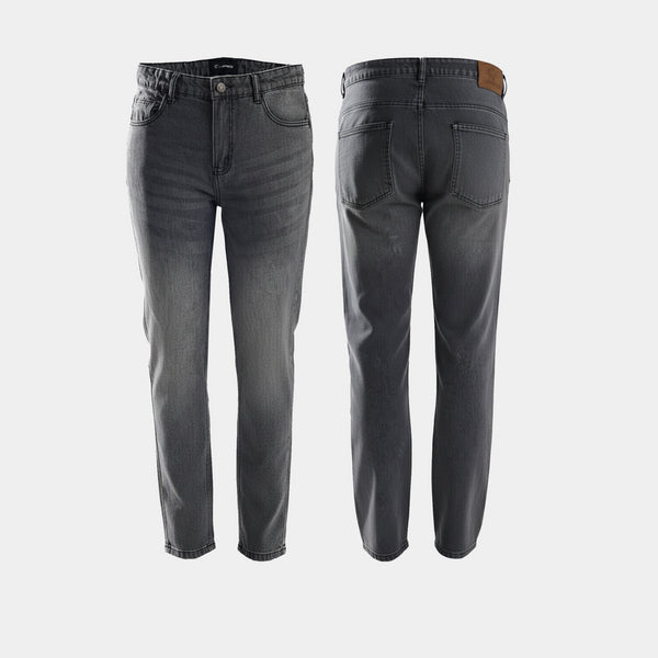 Armored Motorcycle Denim Jeans | Grey |  ARAMID-LINED MOTORCYCLE PROTECTIVE JEANS