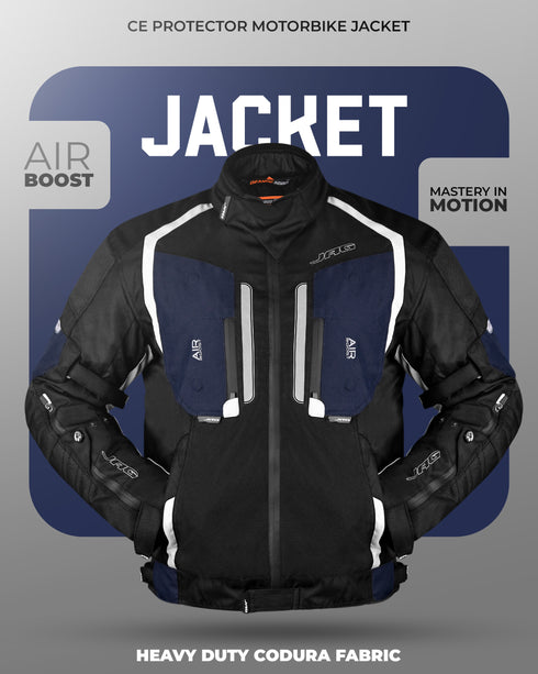 Storm Motorcycle Protective Jacket | Black | All Seasons Jacket