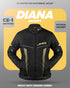 Diana Women's Touring Motorcycle Jacket (Black)