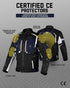 Storm Motorcycle Protective Jacket | Black | All Seasons Jacket