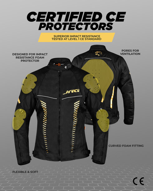 Diana Women's Touring Motorcycle Jacket (Black)