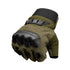 JAG Half Finger Tactical Gloves - (Olive)