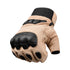 JAG Half Finger Tactical Gloves - (Beige)