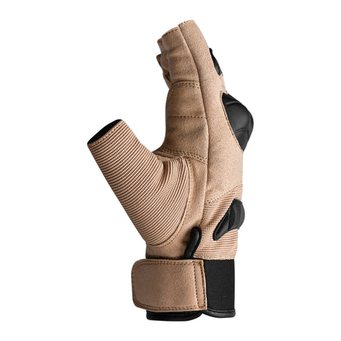 JAG Half Finger Tactical Gloves - (Beige)