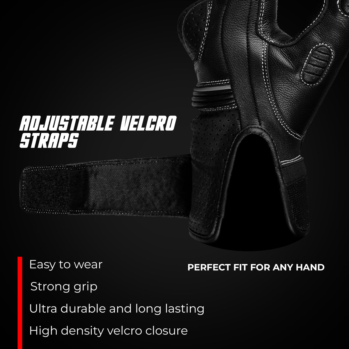 Ninja Leather Motorcycle Gloves with Black/Brown Knuckle Protection