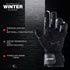 JAG Velocity Winter Riding Gloves - Waterproof, Touchscreen, Knuckle Armor